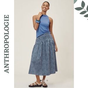 Maeve by Anthropologie Square-Neck Tank – Blue Size Medium